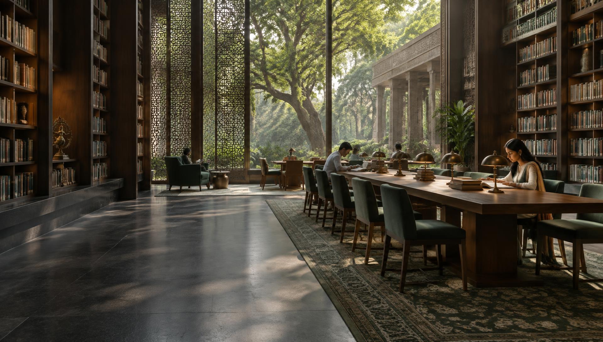 A contemporary Indian research library
